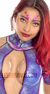 star fire bodypainting