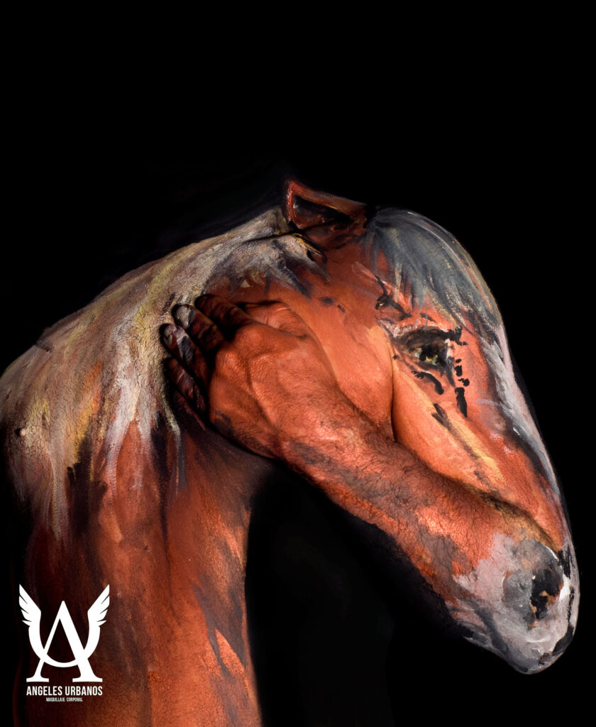 Horse bodypainting