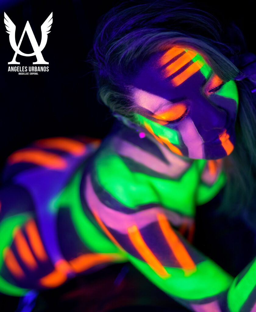 neon makeup