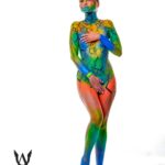 dia de la tierra bodypainting