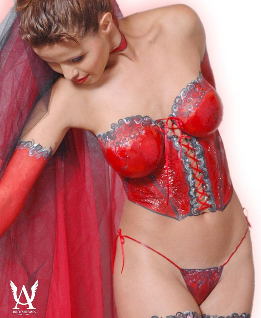 bodypaint lingerie