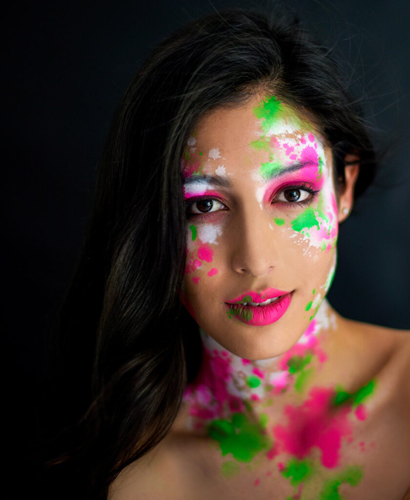 Face painting Neon