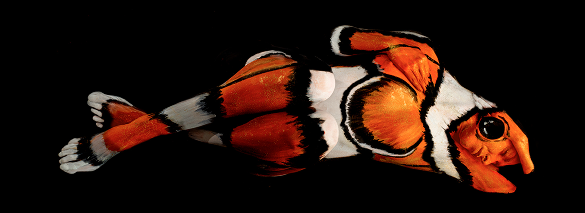 pez_payaso bodypaint bogota