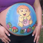 barriga pintada