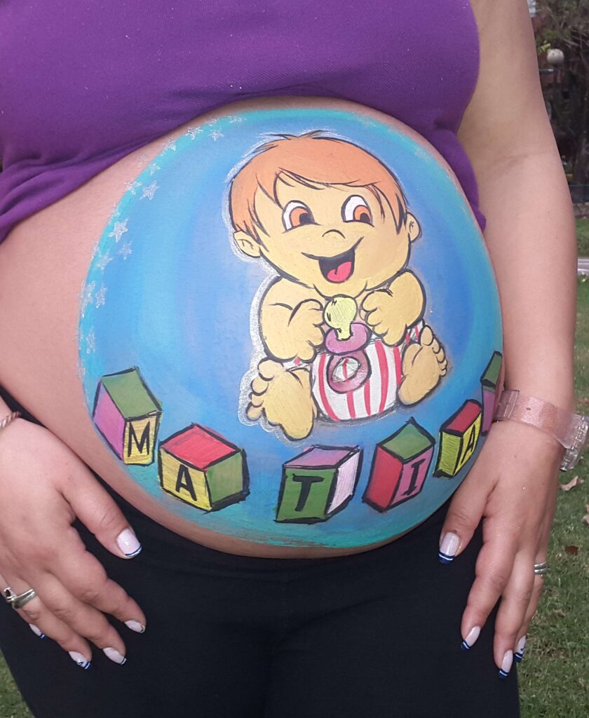 barriga pintada