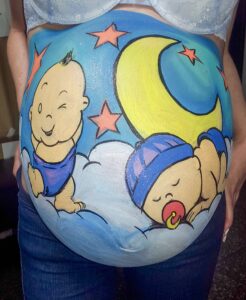 Bellypaint o Pintura corporal para Embarazadas