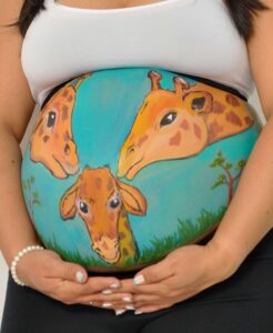 Bellypaint o Pintura corporal para Embarazadas