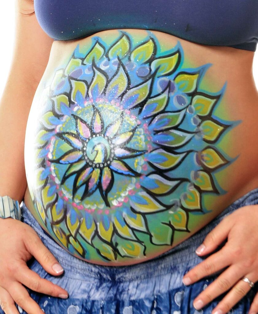 mandala bodypaint