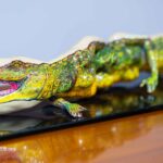 Escultura "se va el caiman" Giovanni Zitro 2025